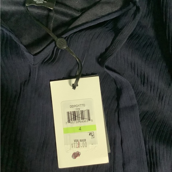 DKNY Navy Long Sleeve Dress - Picture 5 of 5